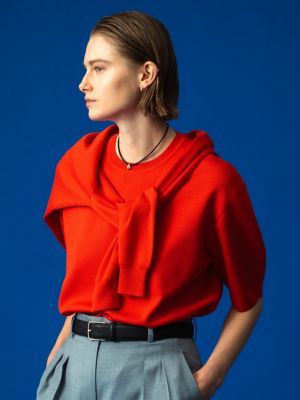 新品タグ付き ebure カシミアニット ローゲージ カシミア ニット プルオーバー｜ebure(エブール)｜Ron Herman